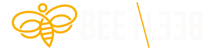 BEEnBEE logo horozontaal wit small